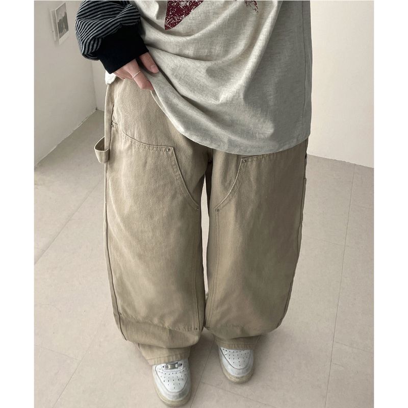 Ricoh Rivet Point Cargo Carpenter Cotton Pants