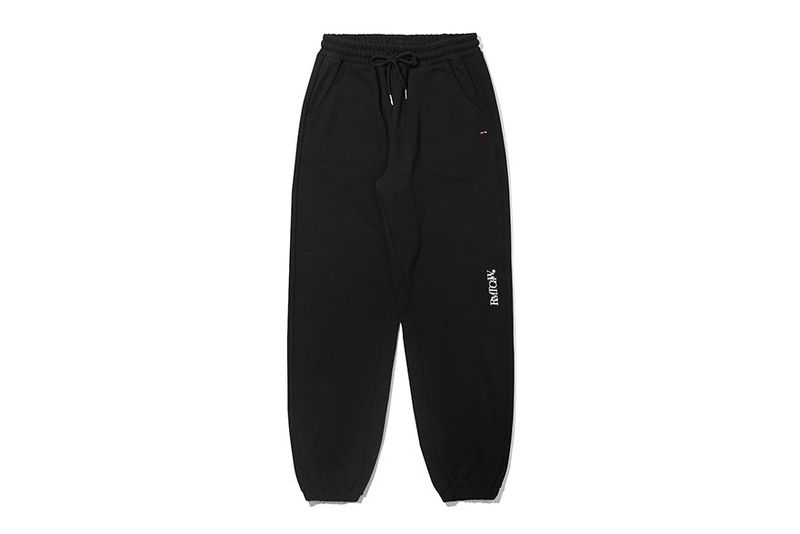 RECENT LOGO SWEAT PANTS_BLACK