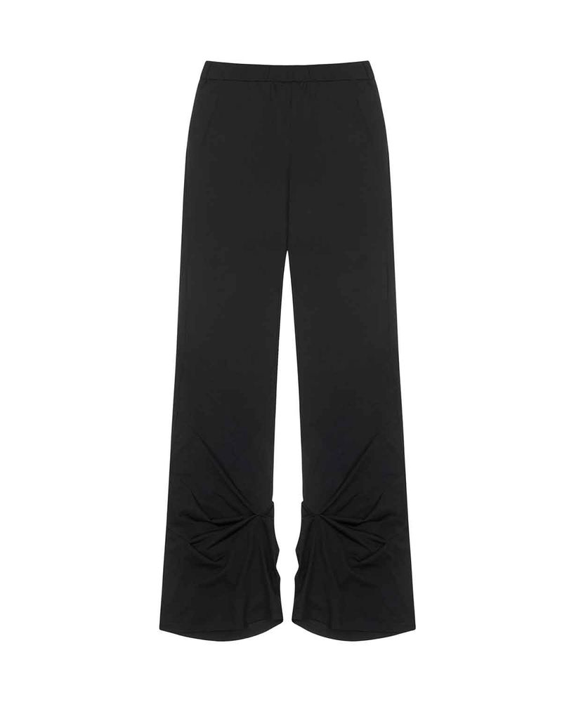 Sheer Layering Pants _ BLACK