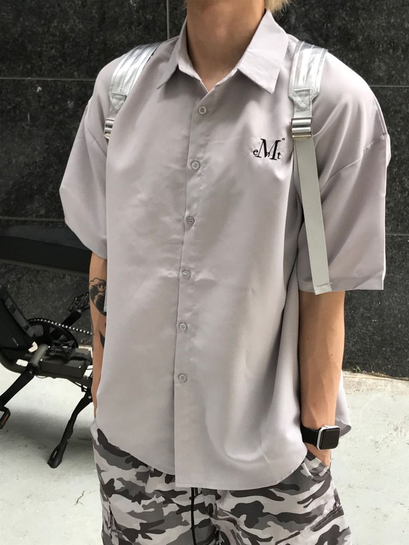 MUCENT（ムセント）の「シティルーズフィットハーフシャツ (2color) （トップス）」