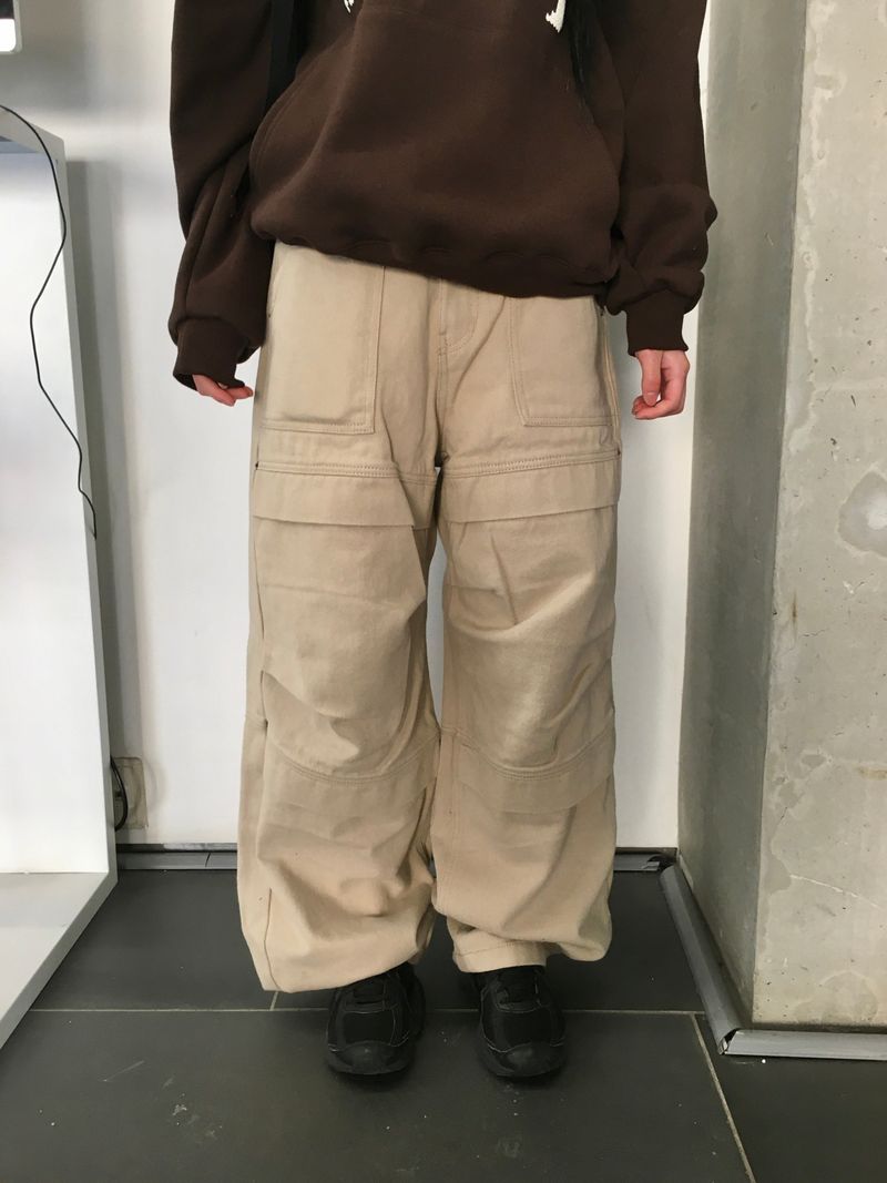 ムーブカットスナップワイドパンツ(3c)
