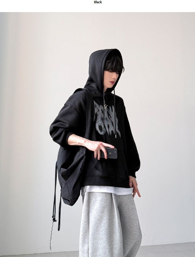 Grab Brushed Over Hoodie