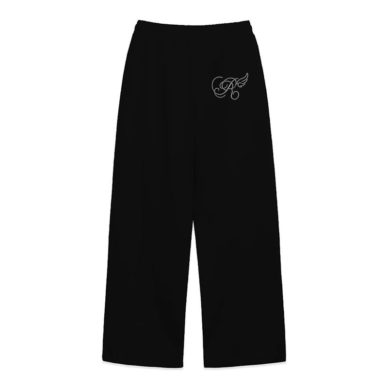 R DOT WING MINI ONE TUCK WIDE SWEAT PANTS (2color)