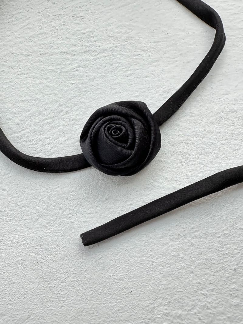 rose string scarf