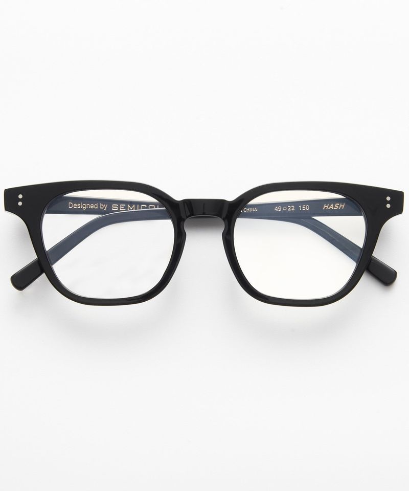 Hash Black Acetate glasses
