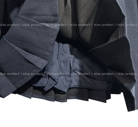 Temp pleated miniskirt (+Belt set)