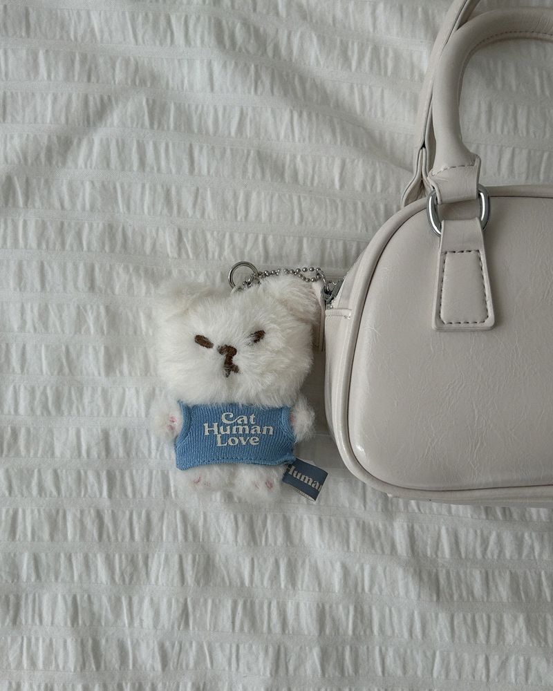 BIG CAT KEY-RING / WHITE