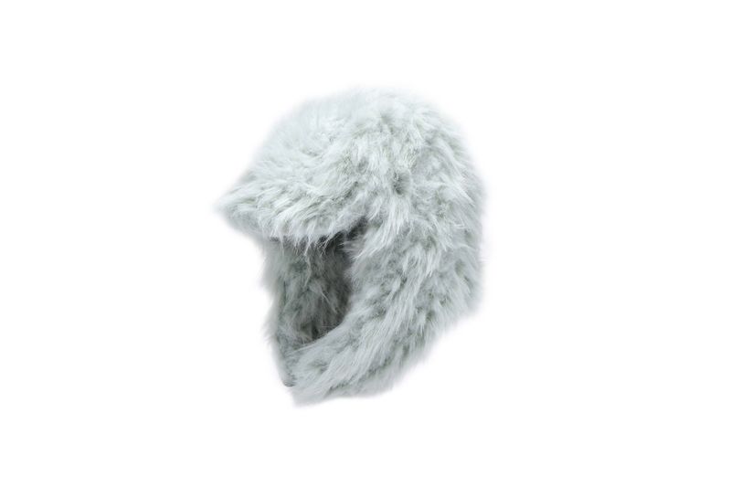 FLUFFY EARFLAP HAT IN MINT
