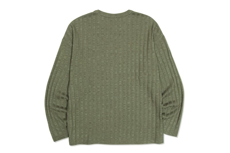 WIDE KNIT CREWNECK