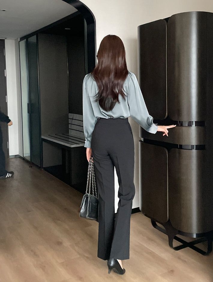 Benon Span Slim Bootcut Slacks