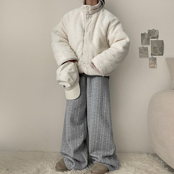 Shattie reversible double-sided wool padded jumper