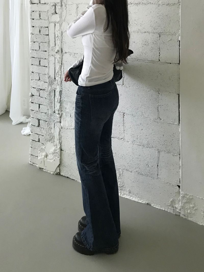 Rush Denim Bootcut Pants (one color)