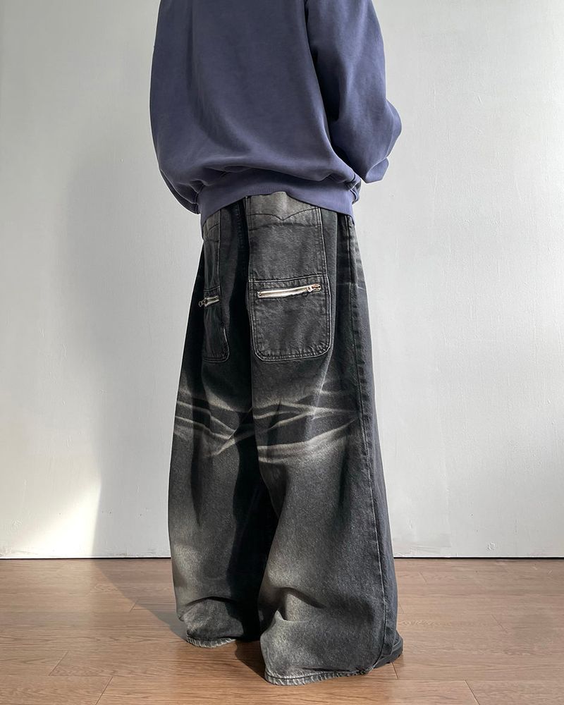 Laito Washing Denim Pants