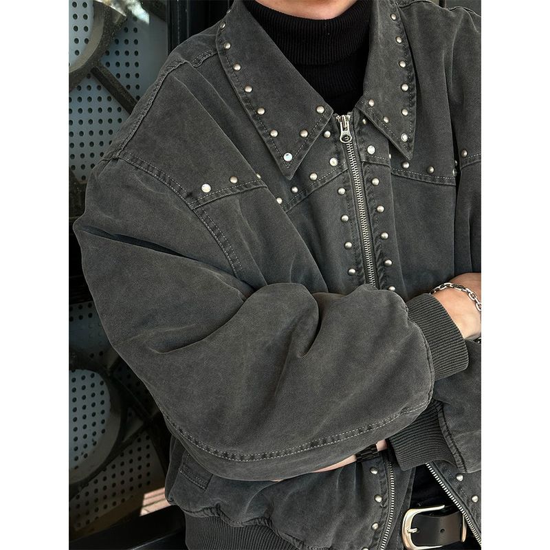 LAURANT（ロラン）の「[F/W] Pigment stud 6oz jumper(2color)（Jackets/Outerwear）」