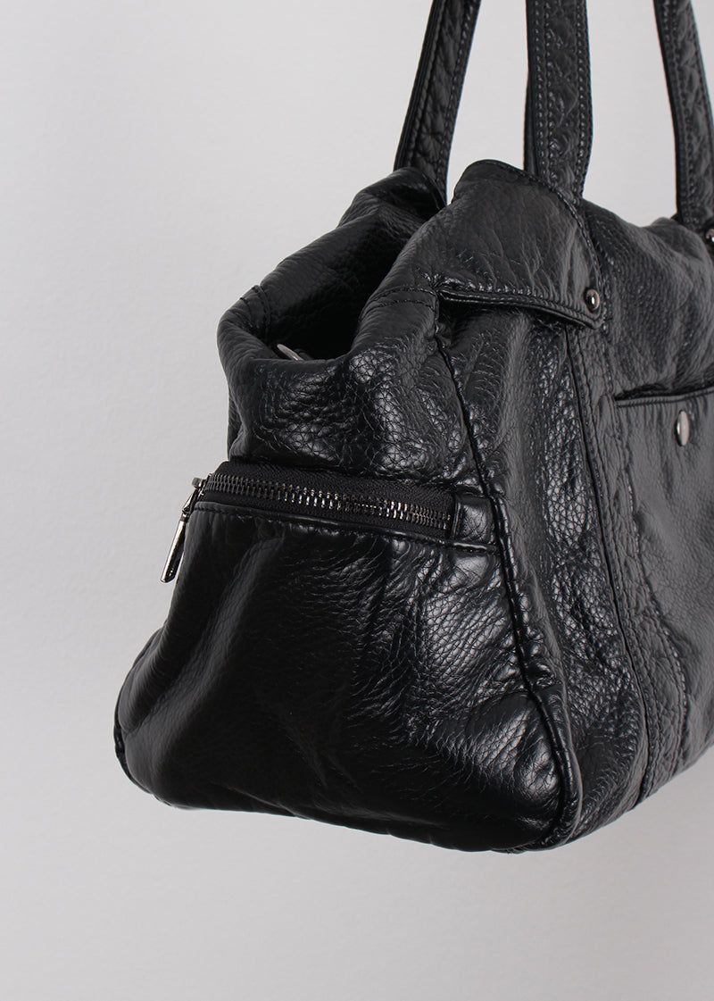 BLACK 2WAY SHOULDER BAG