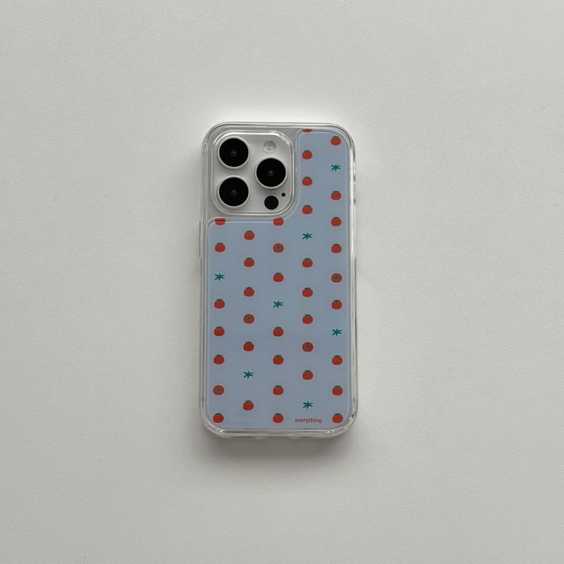 [jelly hard] tomato case - blue