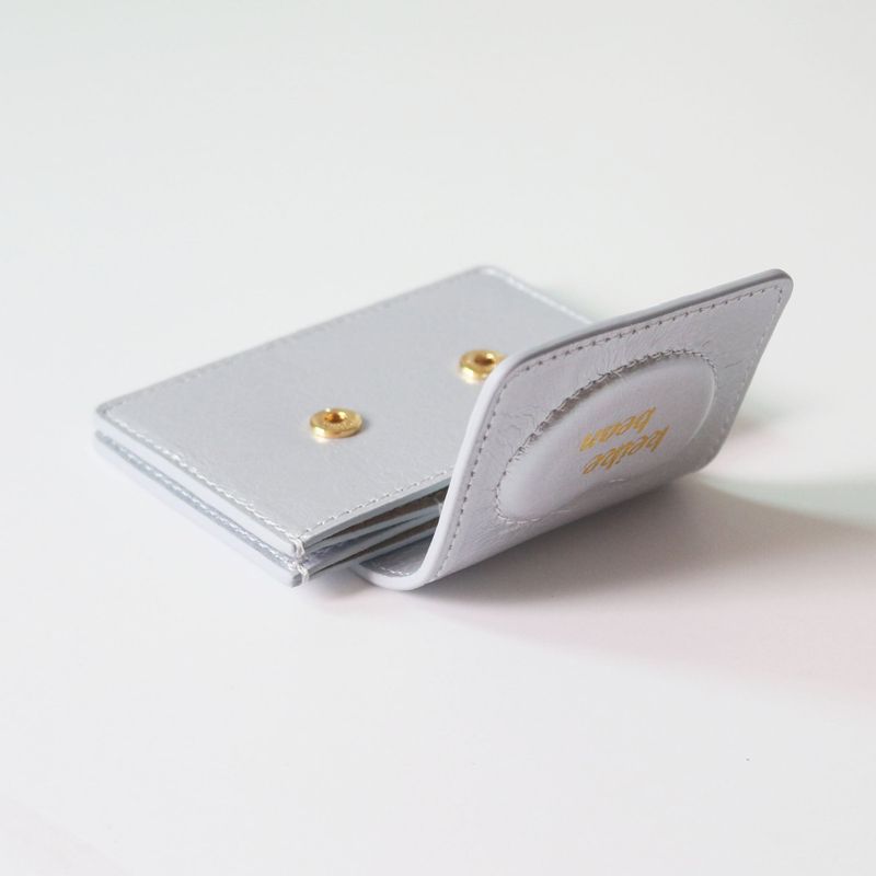 shape of' wallet - silver bean