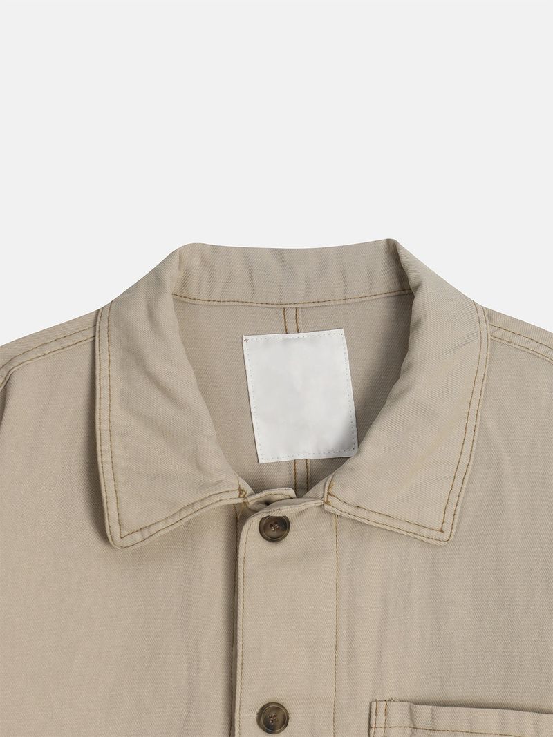 Linen french work jacket