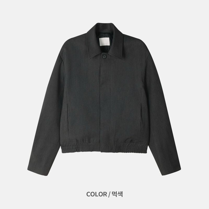 シングルクロップジャケット(3COLOR)