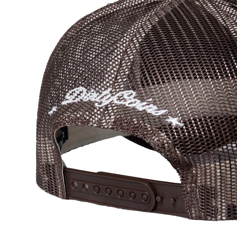 Mesh Cap DirtyCoins Wavy Get Shoot Brown