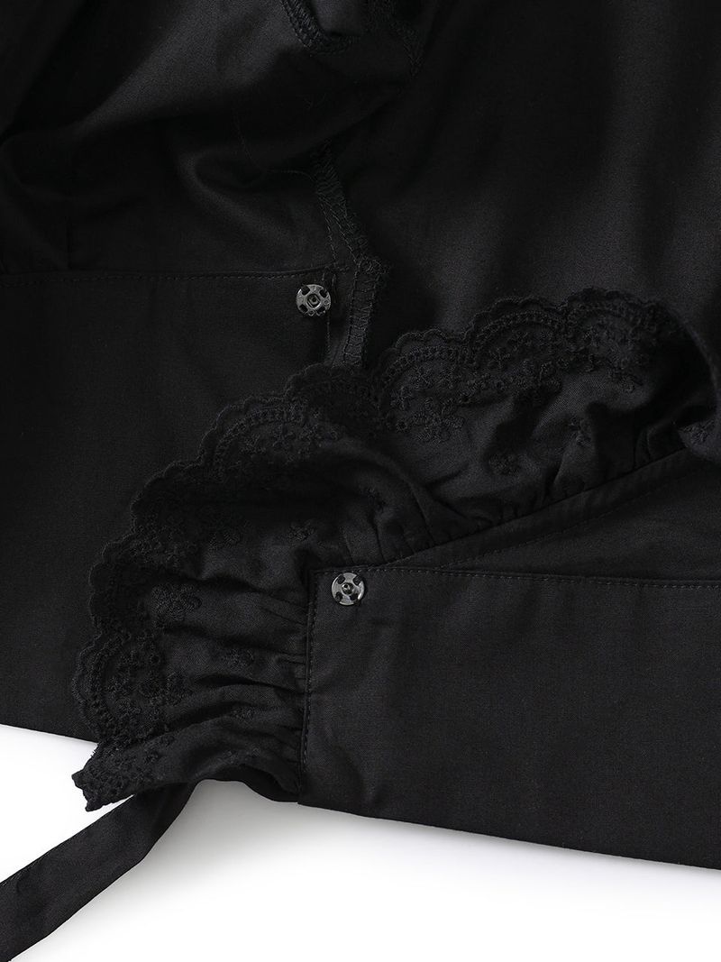 Rosie wrap blouse (Black)