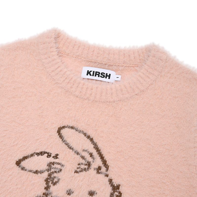 WITTY BUNNY JACQUARD KNIT [PINK]