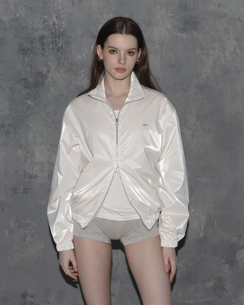MagoRen SEOUL(マゴレン ソウル)の「Metal Triclipse Coating Jumper White(Jackets/Outerwear)」