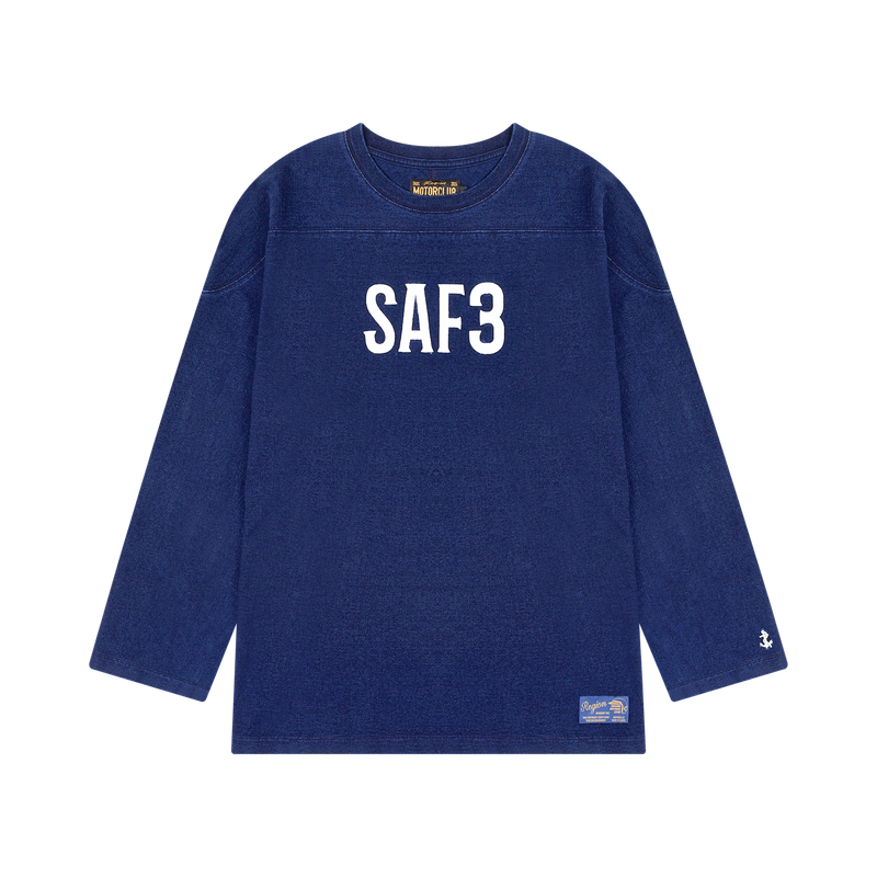 safarispot（サファリスポット）の「 REGION MOTORS CLUB INDIGO DENIM LONG SLEEVE（Tops）」