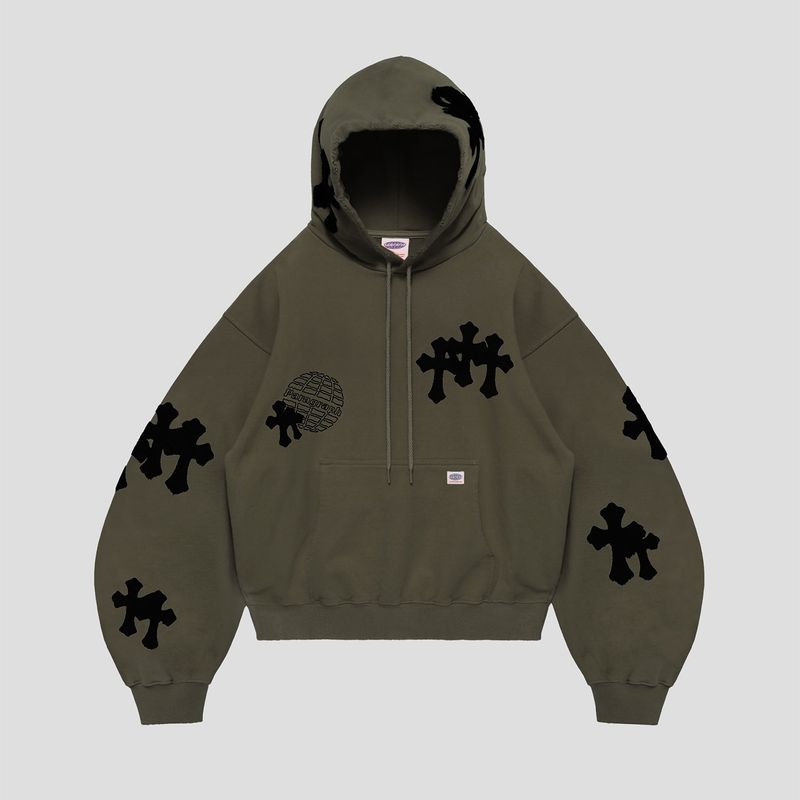PARAGRAPH（パラグラフ）の「PARAGRAPH CROSS HOODIE（Tops）」