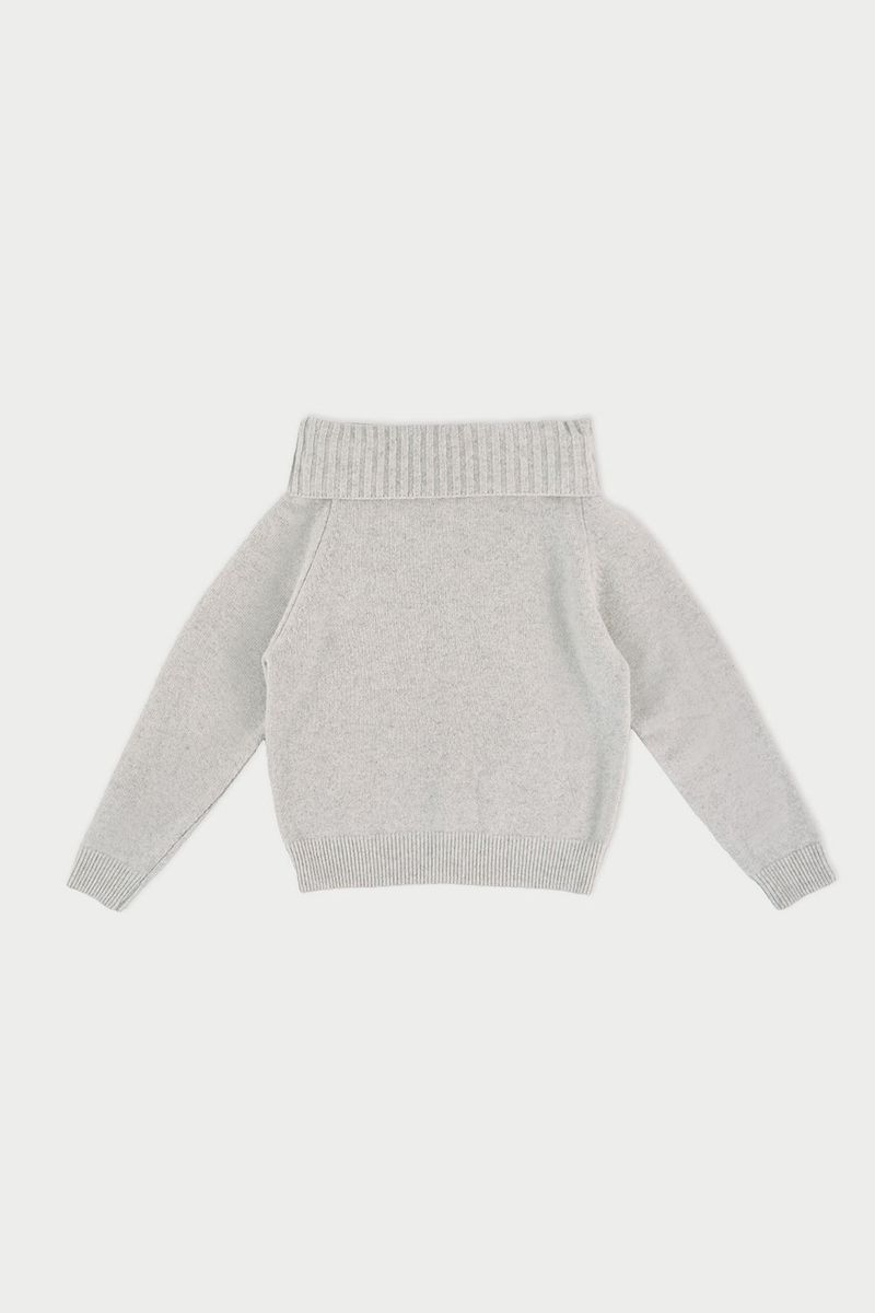 Lissom off-shoulder knit_oatmeal