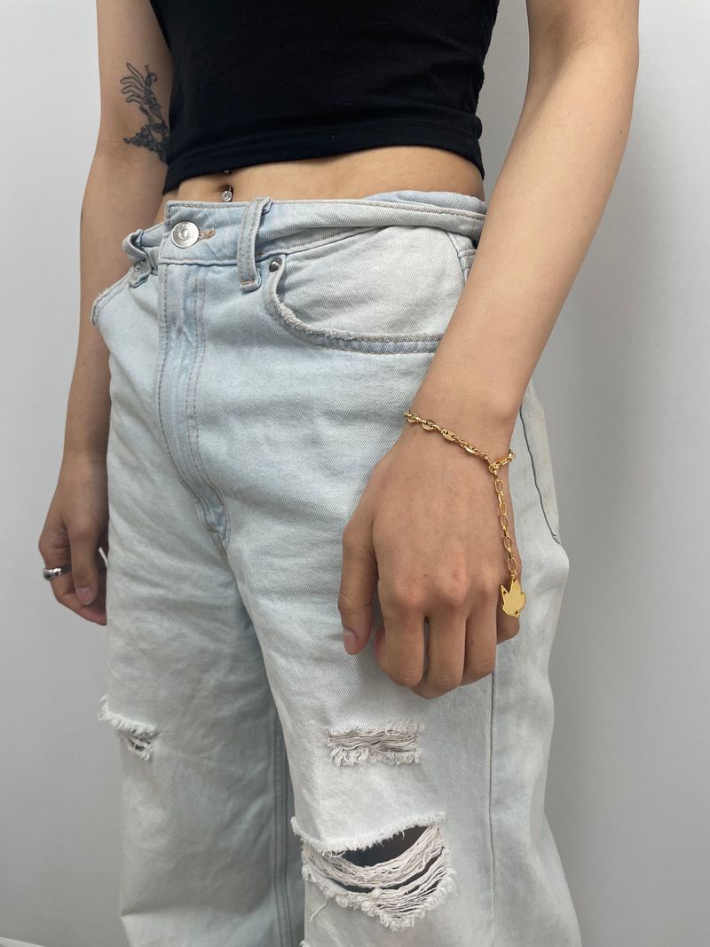 no.119 bracelet gold