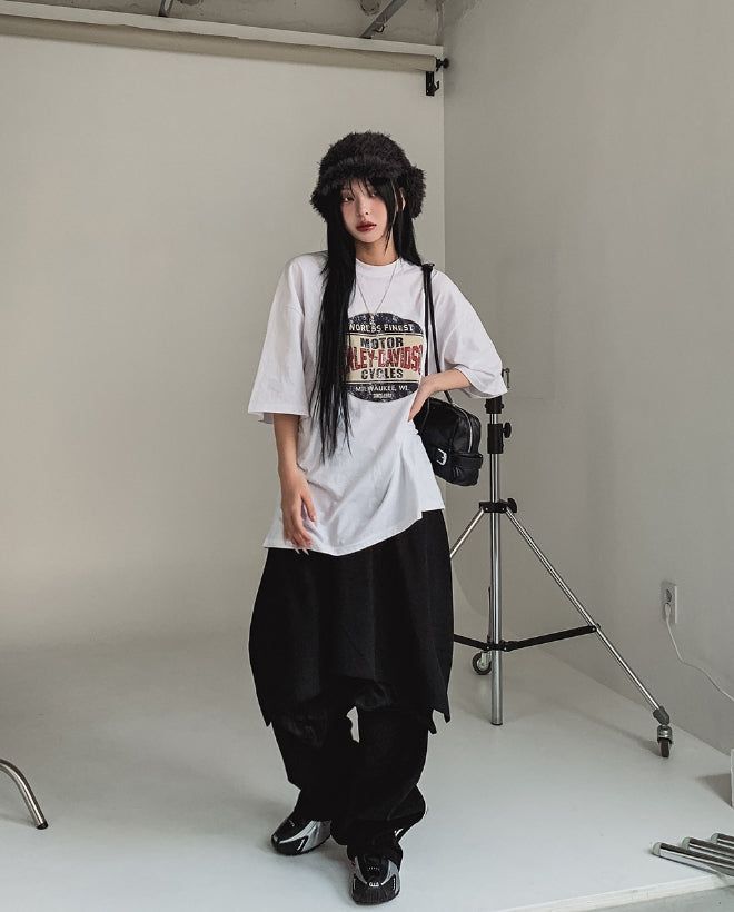 ハーレーヴィンテージプリントボックス半袖Tシャツ