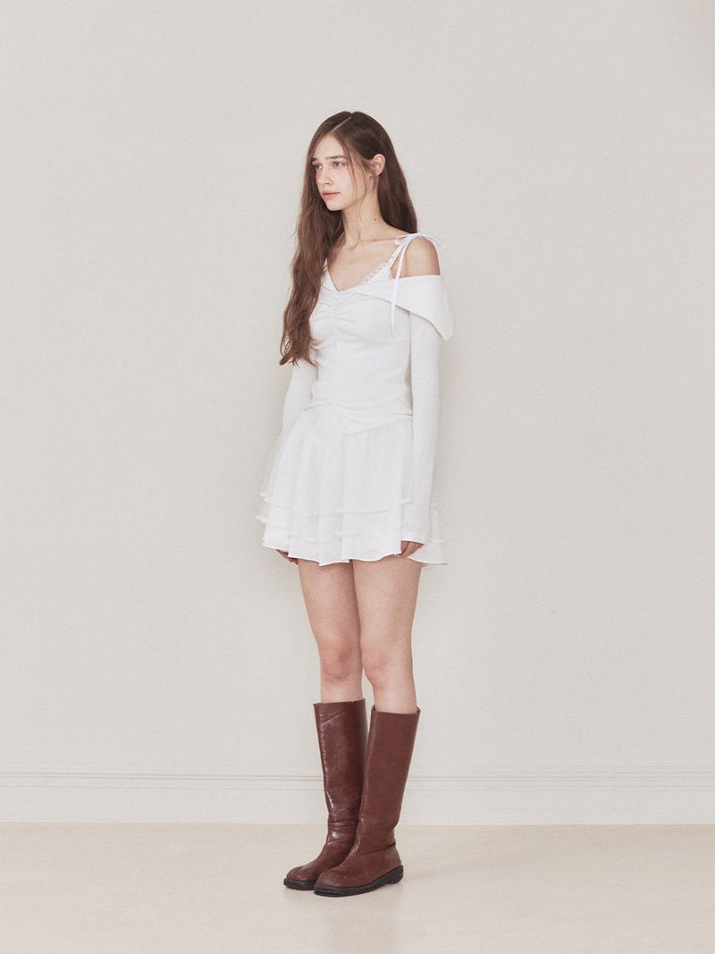 Bunny top set (Ivory)
