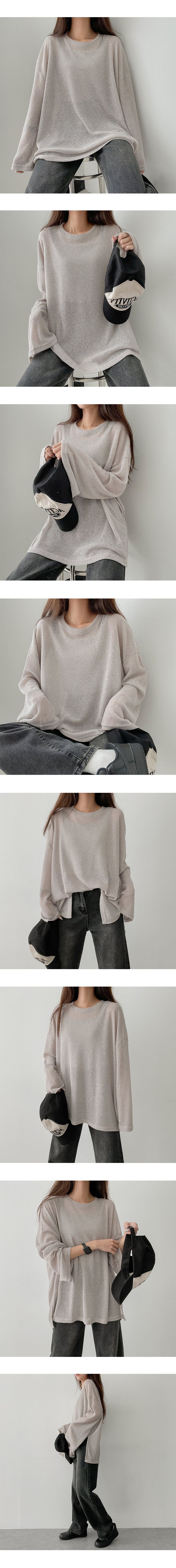 Milk Knit Long Sleeve Tee