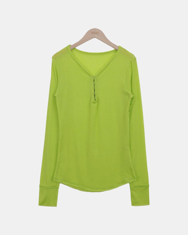 Kabe Hook Long-Sleeve Knit Top