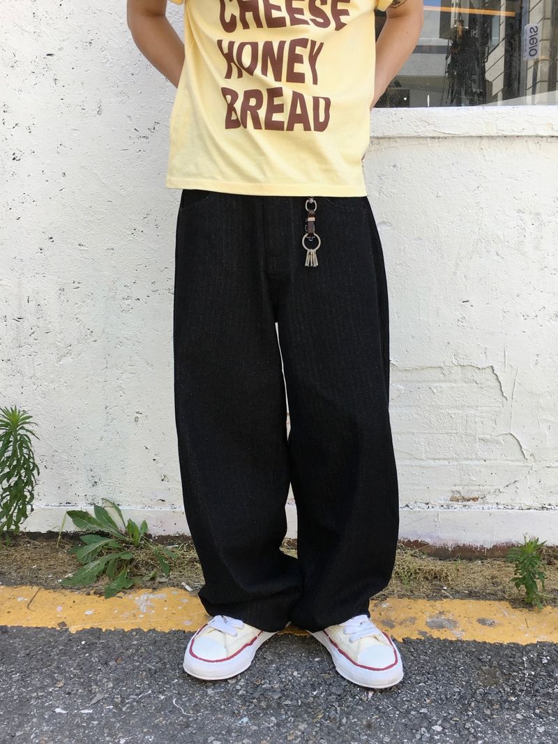 DISCERNMENT(ディサーンメント)の「Lino Stripe Denim Pants 3C(Pants)」