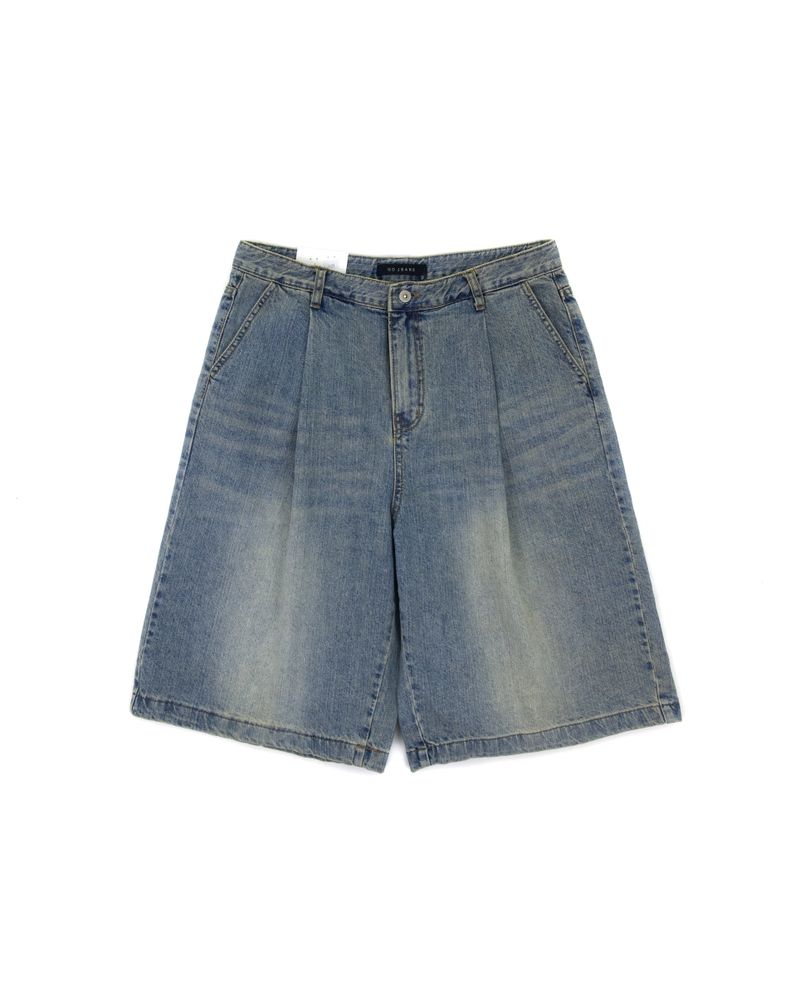 Slub Tin Chung Bermuda Denim