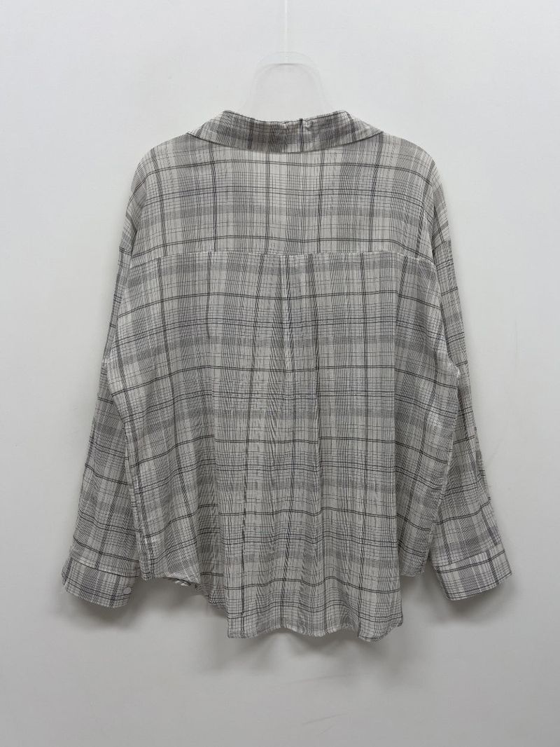 Maro Check Loose Fit Shirt