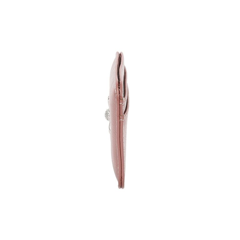 Daisy Slim Mini Transportation Card Wallet Antique pink