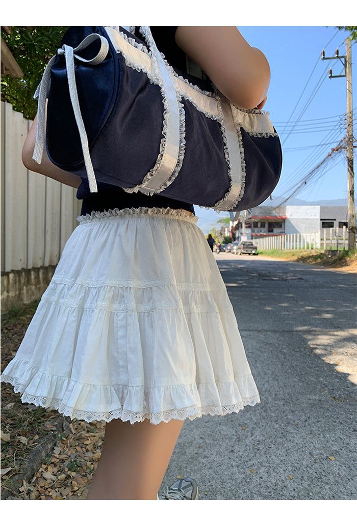 white cancan lovely skirt