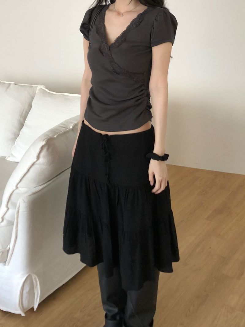 Andy Cancan Midi Skirt (2 colors)