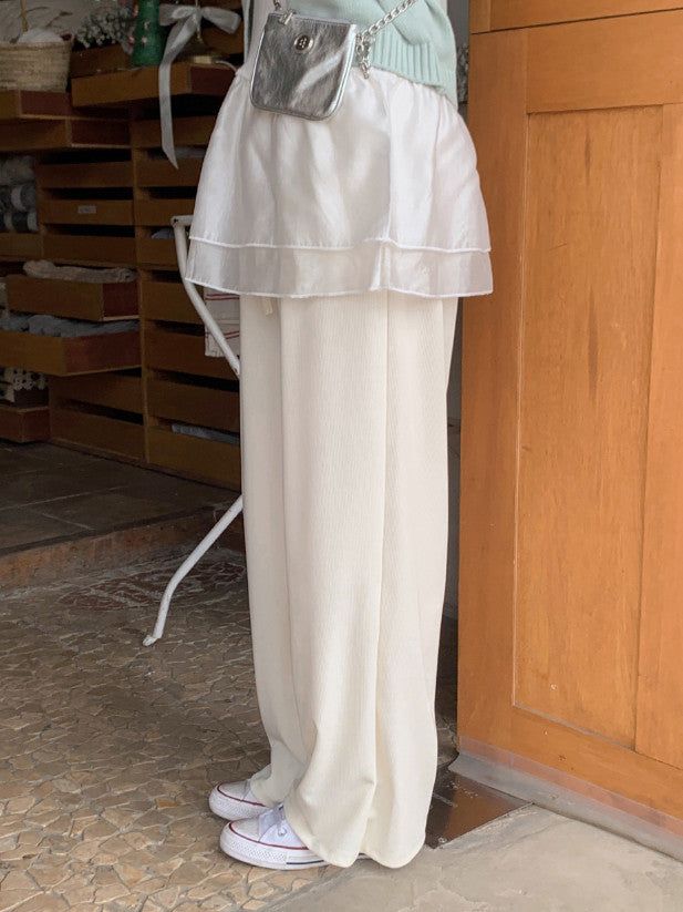 #Daily Rib Wide Training Pants (2color)