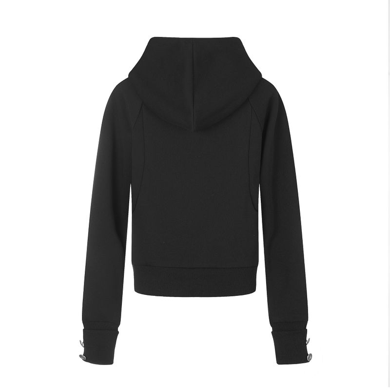 Kaelin Stud Pocket Hood Zip-Up