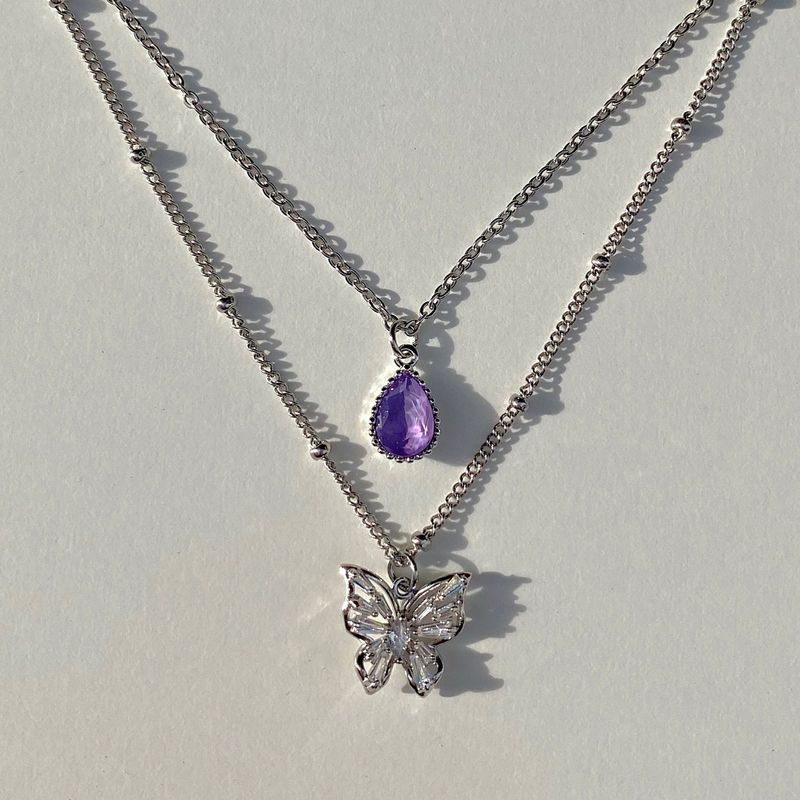 Princess butterfly necklace
