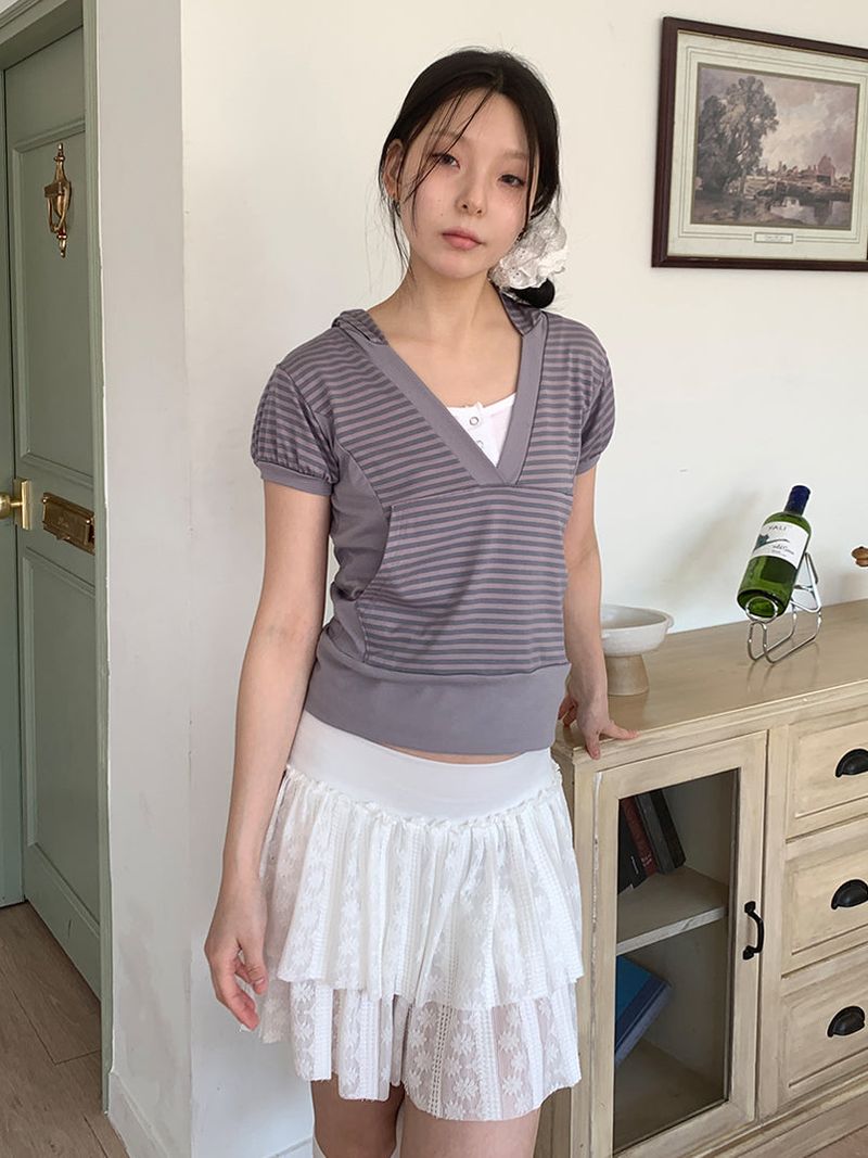 HAZY STRIPE HOODIE (2C)