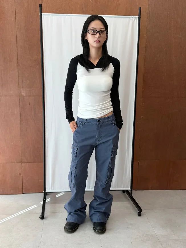 PIGMENT ZIPPER CARGO PANTS
