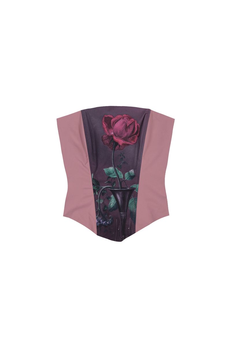 DARLING, YOU ARE BAD（YOU ARE BAD）の「ROMANTIC PRINTED CORSET #MAUVE ROSE（Tops）」