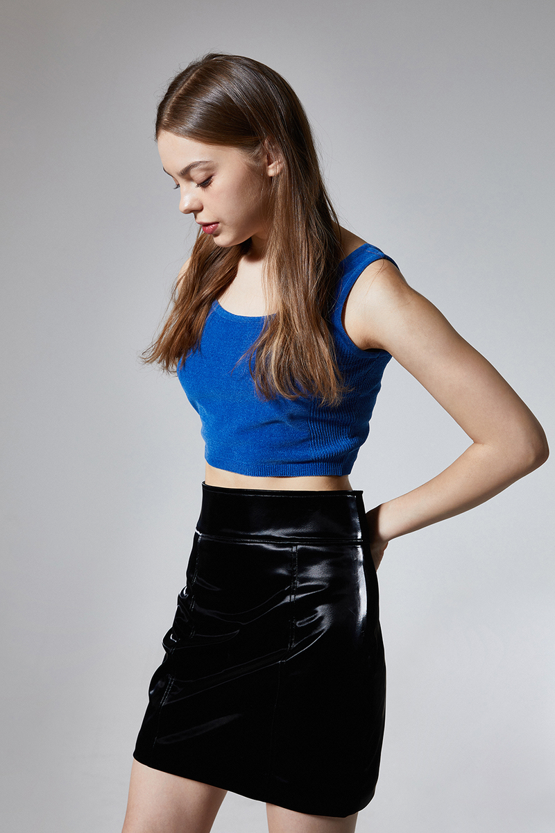 Vivid Knit Crop Top