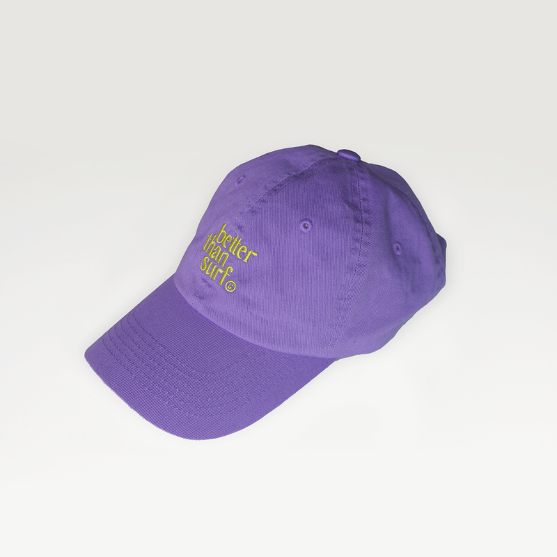 BETTER THAN SURF(べターザンサーフ)の「LOGO BALL CAP - PURPLE(Hats)」