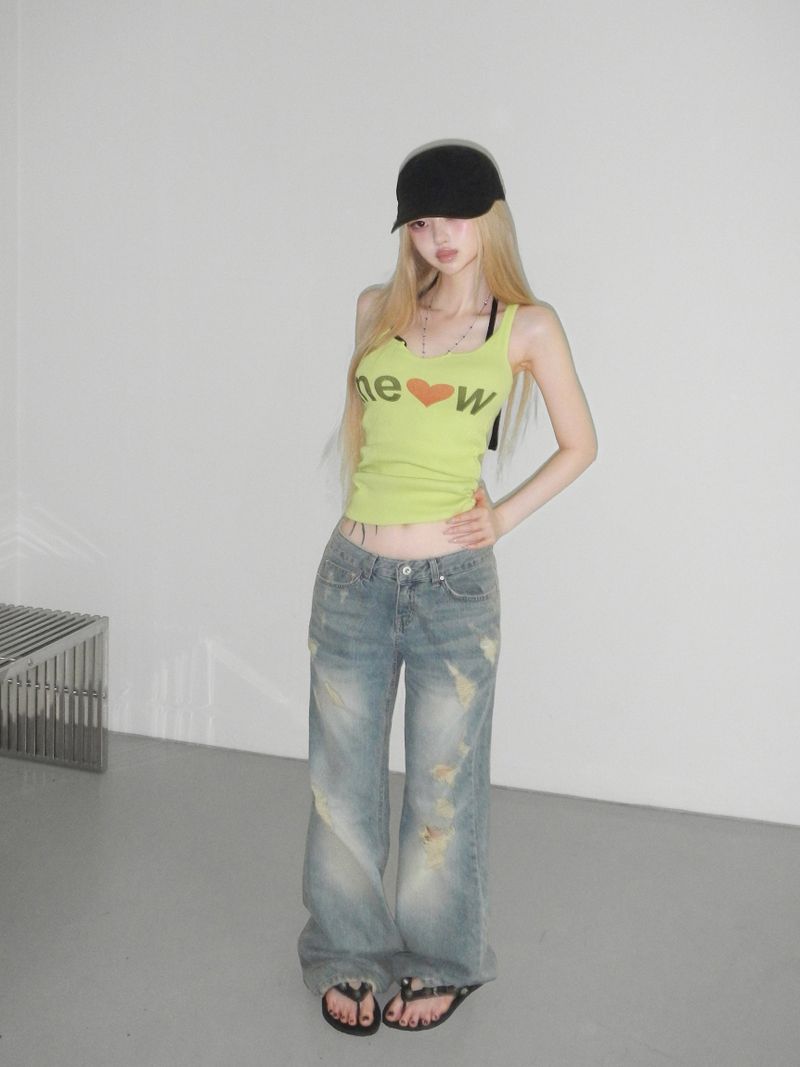 THEAIRTOWN(ザエアータウン)の「vintage fever yellow distro pt(Pants)」